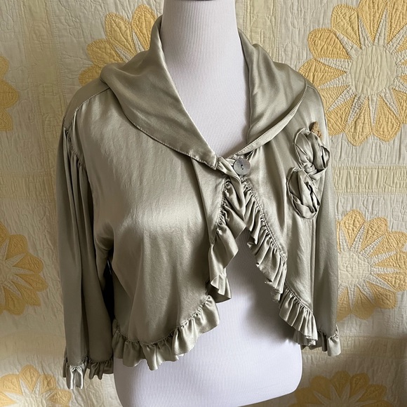 Magnolia Pearl Jackets & Blazers - Magnolia Pearl Silk Bed Jacket